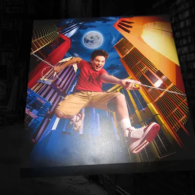 Universal Studios large format composite, 24 ft tall